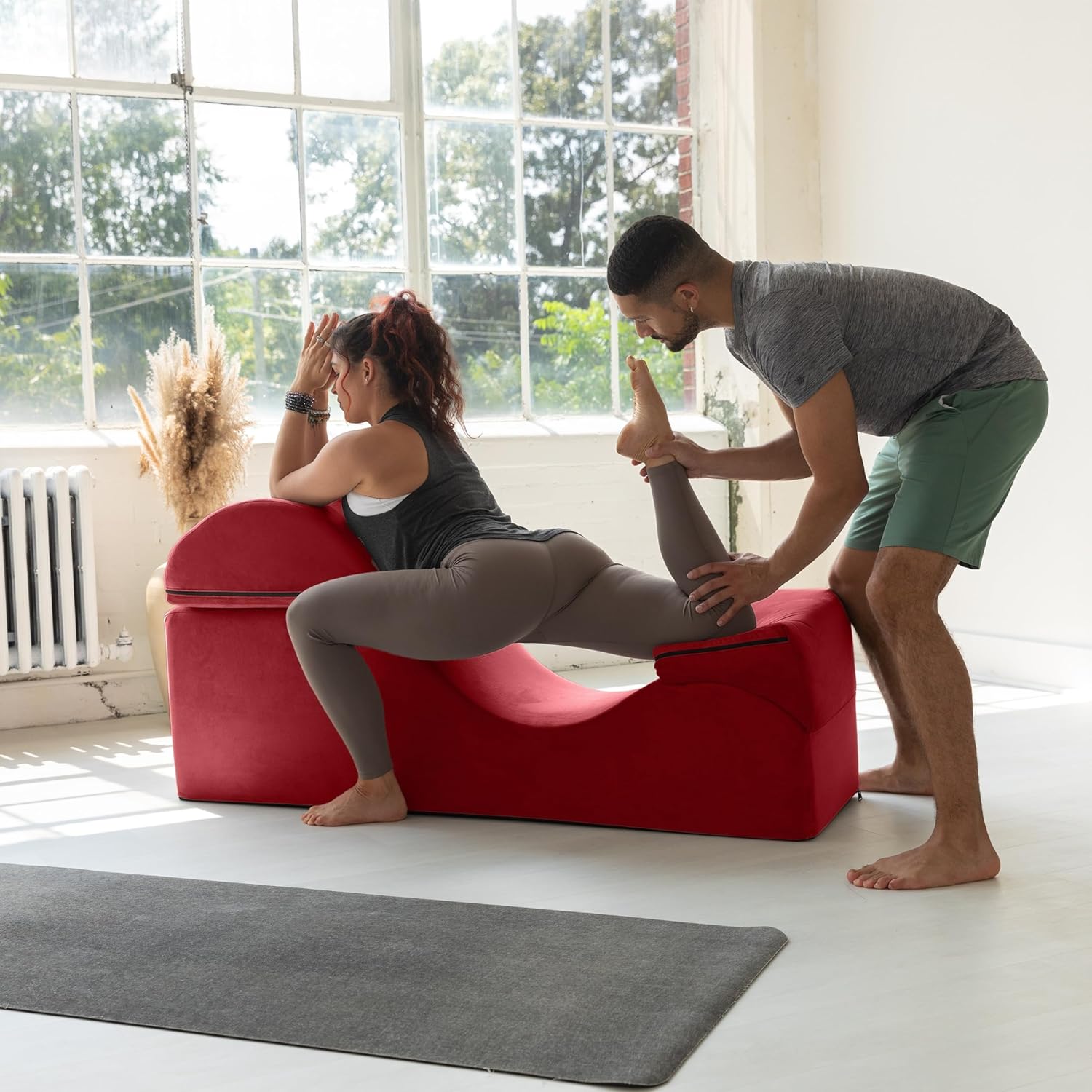 Soft Desire™ Chaise Bench for Couples - Convertible with Free Machine Washable Cover